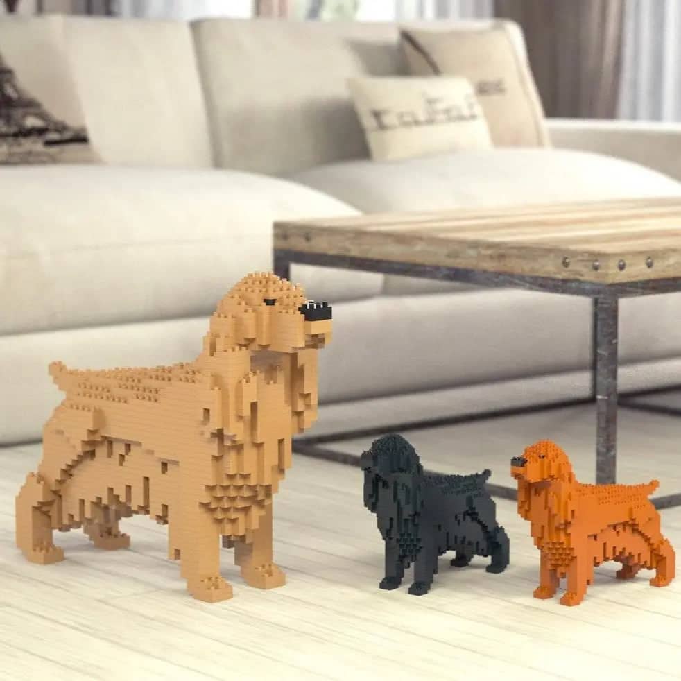 Cocker Anglais - Kit de Briques à Construire | Brique Mon Pote